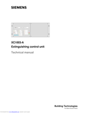Siemens XC1003-A Technical Manual