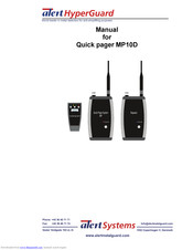 Alert Systems HyperGuard MP10D Manual