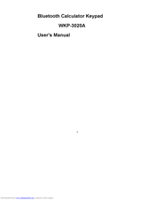 Ortek WKP-3020A User Manual