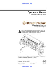 Great Plains 1205NT Operator's Manual