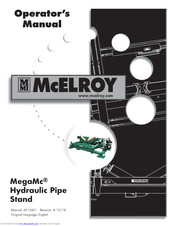 McElroy MegaMc Operator's Manual