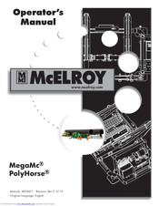 McElroy MegaMc PolyHorse Operator's Manual