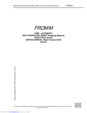 Fromm FR3 Series Service Manual
