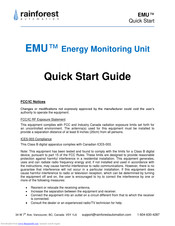 rainforest EMU Quick Start Manual