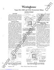 Westinghouse CO Instructions Manual
