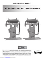 Marco Blastmaster 950 CFM Operator's Manual