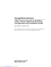 Dec StorageWorks TZ8x7 Series Configuration And Installation Manual