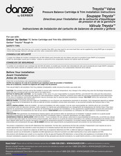 Danze Treysta TC Series Installation Instructions Manual