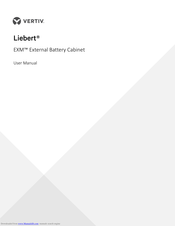 Vertiv Liebert EXM External Battery Cabinet User Manual