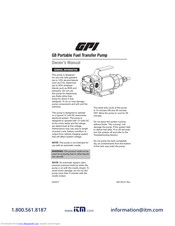 Gpi G8 Owner's Manual