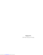 Rocker 811 User Manual