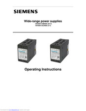 siemens 7XV5810 0CA00 Operating Instructions Manual