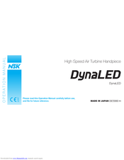 NSK DynaLED Operation Manual