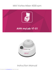 ahn myLab VT-01 Instruction Manual