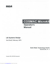 RCA COSMAC Operator's Manual