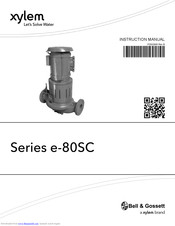 Xylem Bell & Gossett e-80SC Series Instruction Manual