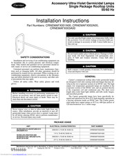 Carrier CRNEMAFX002A00 Installation Instructions Manual