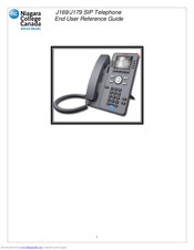 Avaya J179 End User Reference Manual