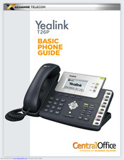 Yealink T26p Manuals Manualslib