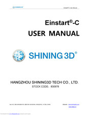 Shining 3D einstart-c User Manual