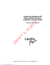 LANDIS+GYR Gridstream RF Series IV Installation And User Manual