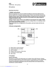 Eelectron IC00P01DAL Operating Instructions Manual