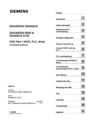 Siemens SINUMERIK 804D sl Commissioning Manual