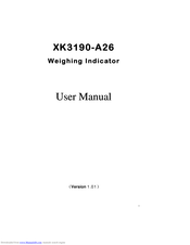 Nikcell XK3190-A26 User Manual