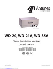 Antunes WD-35A-CF Owner's Manual