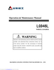 SDLG LG946L Operation & Maintenance Manual