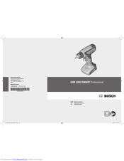 bosch GSR 1000 SMART Professional Original Instructions Manual