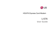 LG L-07A User Manual