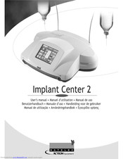 Satelec Implant Center 2 User Manual