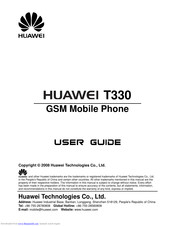 Huawei T330 User Manual