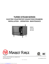 Market Forge Industries TS-3E Installation Operation & Maintenance