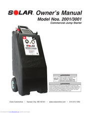 Solar 3001 Owner's Manual