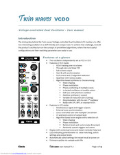 Klavis Twin waves User Manual