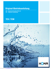 Homa TCM Series Original Instruction Manual