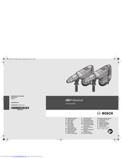 Bosch GBH 8-45 D Professional Original Instructions Manual