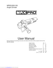 MaxPro MPAG650/100 User Manual