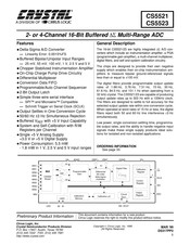Crystal CS5521-AP General Description Manual