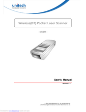Unitech MS916 User Manual