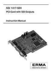 ERMA SSI 1417-S04 Instruction Manual