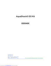 Sper scientific AquaShock 850046K User Manual