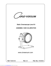 Cineversum Static Cinemascope Lens Kit Assembly Manual
