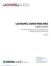 Digital Audio Labs LACHAPELL AUDIO 983S MK2 User Manual