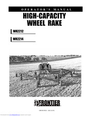 Frontier WR2214 Operator's Manual