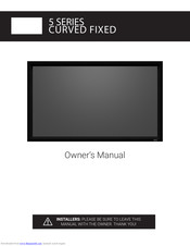 Screen Innovations 5 Series Curved Fixed Owner's Manual