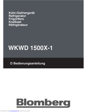 Blomberg WKWD 1500X-1 Operating Instructions Manual