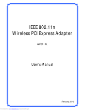 PRO-NETS WPE71RL User Manual